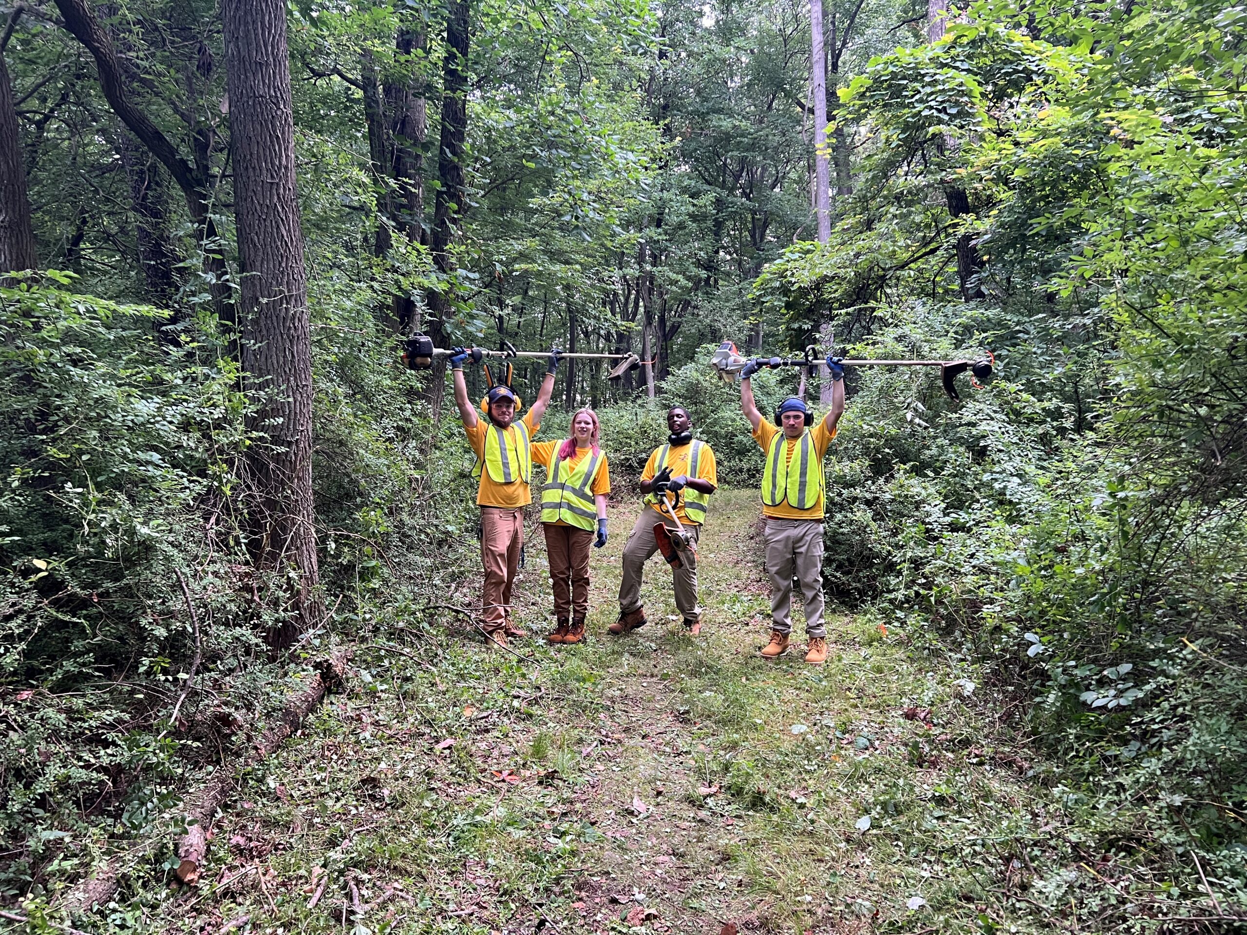 Service Learning with NJ Youth Corps of Phillipsburg at MCR